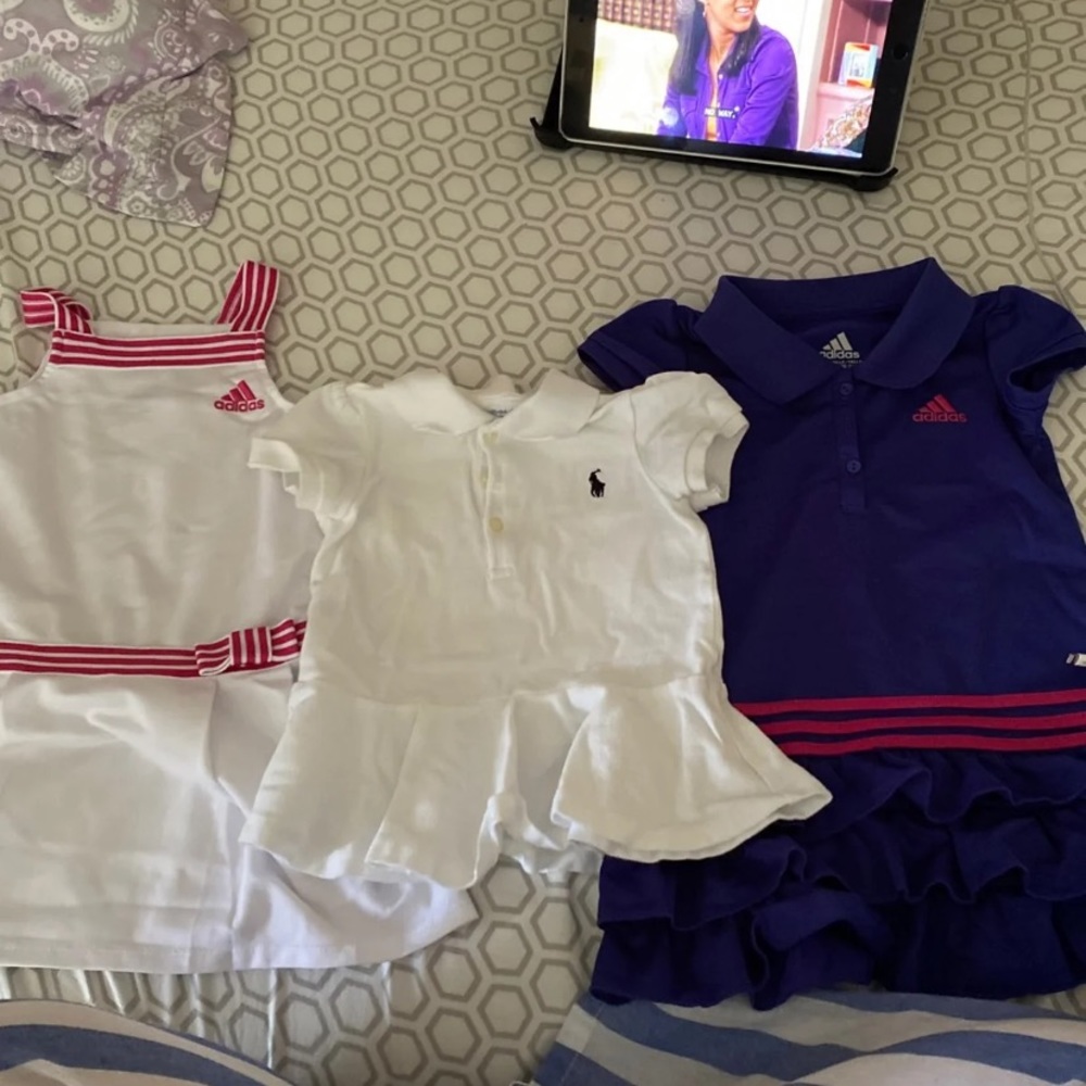 Adidad and polo dresses size 2t